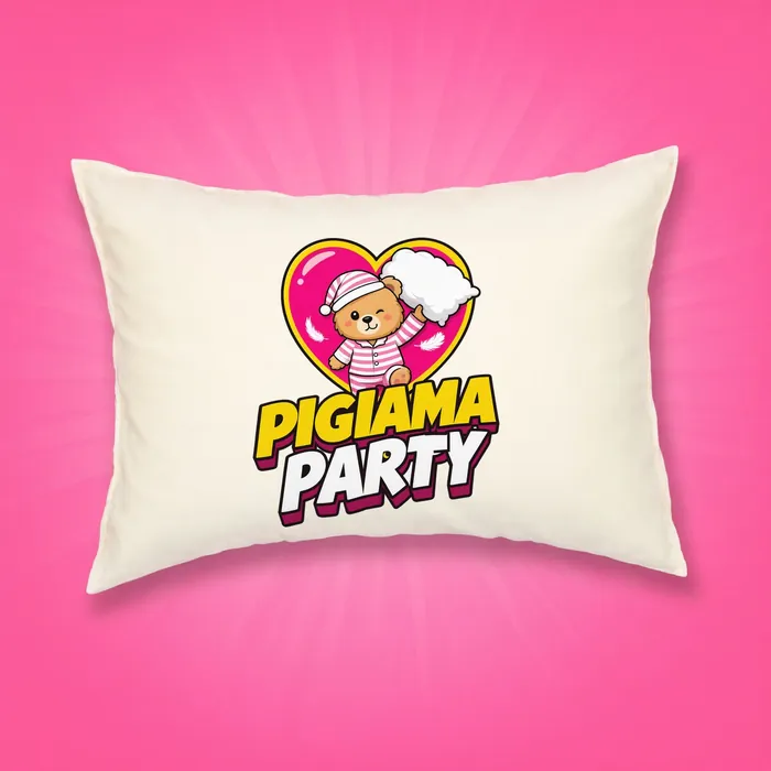 Federa col logo Pigiama Party